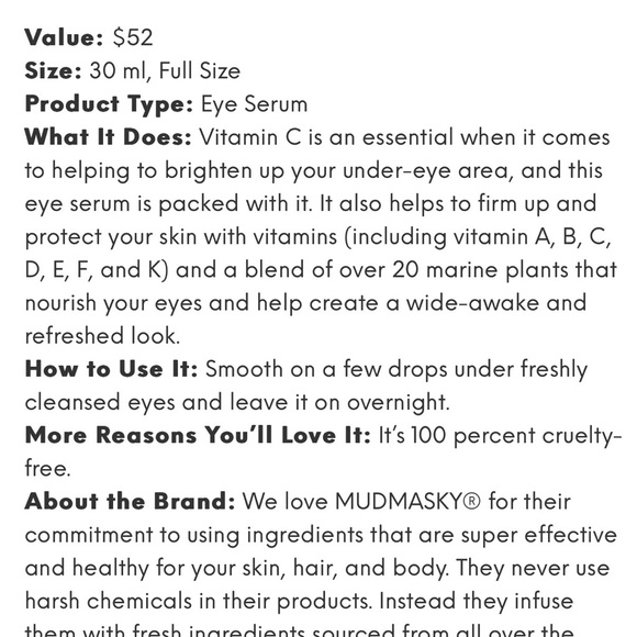 🌞 MUDMASKY-Vitamin Infused Eye Serum - Picture 2 of 2